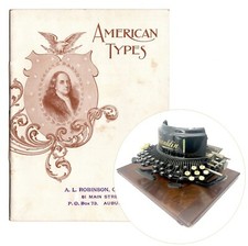 Franklin Typewriter Trade Catalog Repro Antique Dealer Booklet History Guide thumbnail