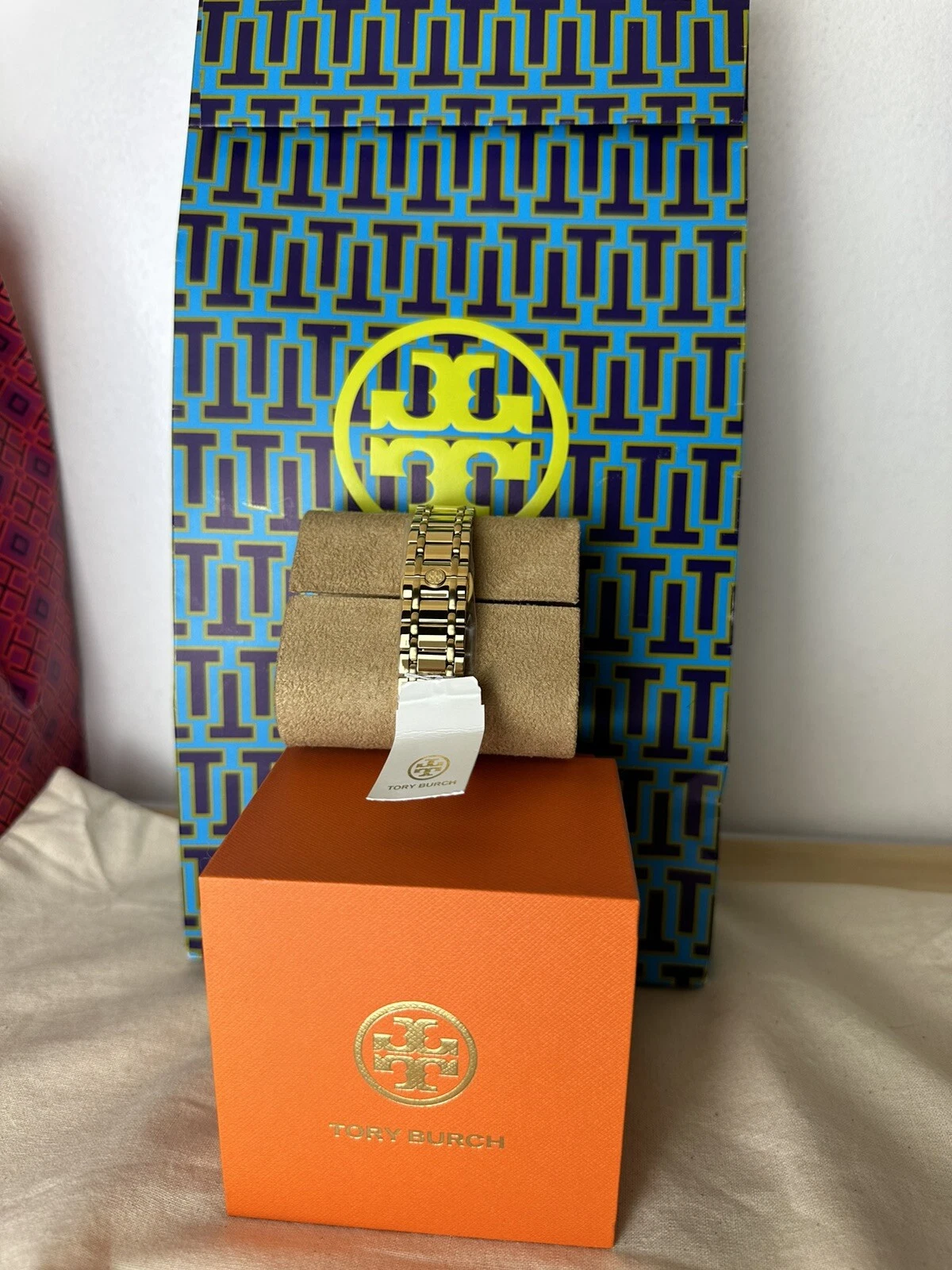 NUOVO OROLOGIO TORY BURCH MILLER COLOR ORO AVORIO 36 MM TBW6208