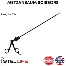 Metzanbaum Scissors Lenght 33 cm Premium Laparoscopic Surgical Instruments