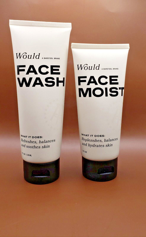 MEN'S Barstool Sports Would Face Wash & Moisturizer (Set of 2) NEW & SEALED!