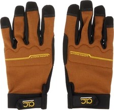 Custom Leathercraft124L Workright Flex Grip Work Gloves, Shrink Resistant, Impro