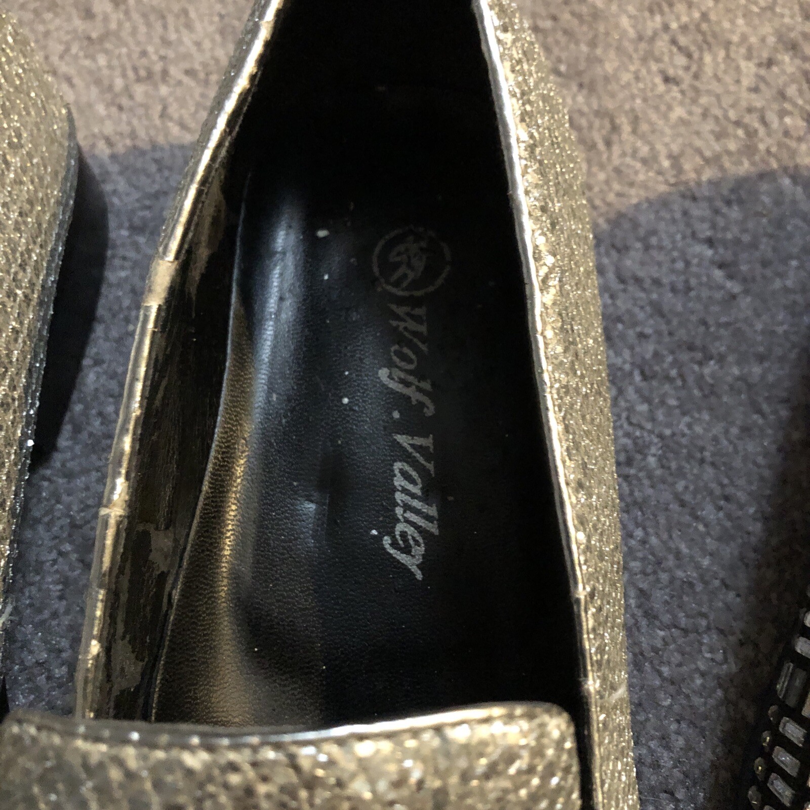 Mocassini slip on lucidi Aldo Rossini da uomo taglia 9 lotto 2 paia