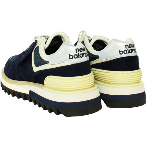 New Balance 574 x Tokyo Design Studios Mens Navy Trainers - Picture 3 of 5