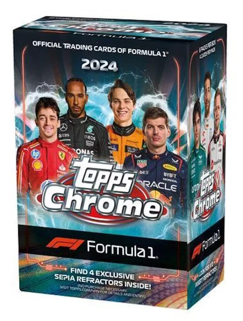 2024 Topps Chrome Formula 1 Racing Trading Cards Blaster