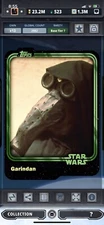 Topps Star Wars Digital Card Trader Tier 7 - Green Garindan Base 1