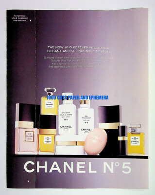 Chanel N°5 No 5 Perfume 1996 Trade Print Magazine Ad Poster ADVERT