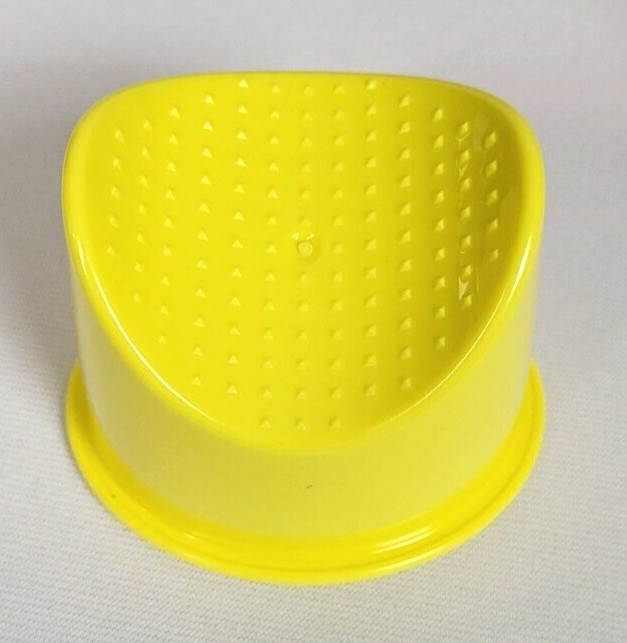 Prepology NEW Yellow Countertop Grater & Slicer 3 Interchangeable Barrels