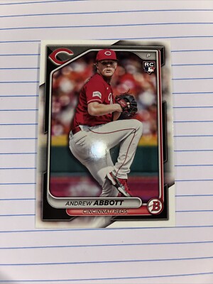 2024 Bowman Base #70 Andrew Abbott  - Cincinnati Reds
