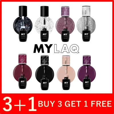 MyLaQ 5ml - Neonail Soak off Nail Gel Polish Uv/Led Hybrid Nails Manicure