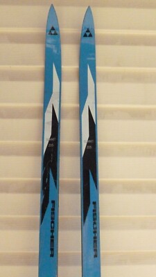 Vintage Fischer Step Cross Country Snow Skis Fishscale No Wax