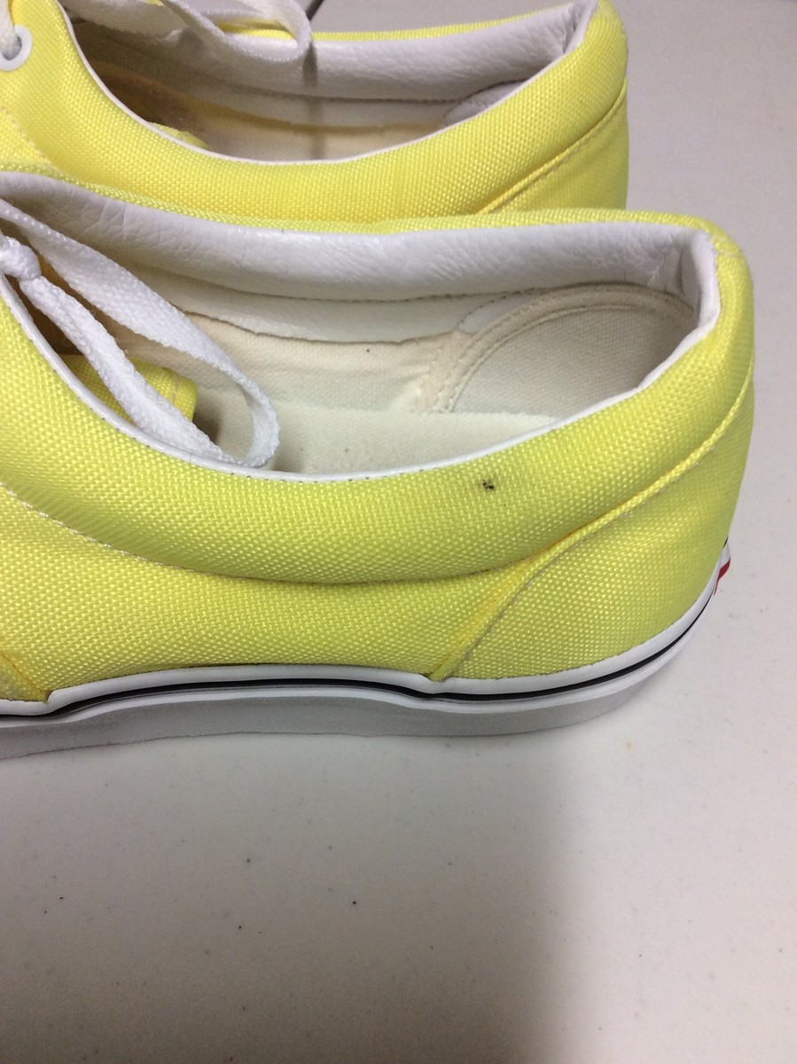 Vans Men\'s Era Neon Lemon Tonic Yellow True White Canvas Skate shoes Size 11 Vans Men main image 2