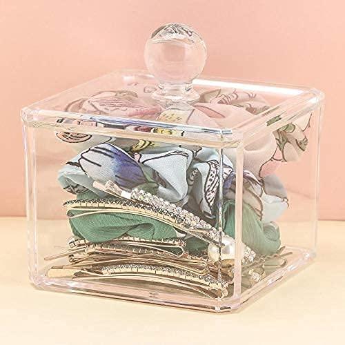 Tecbeauty 3 Drawer Hair Accessory Storage Containers Stackable Acrylic