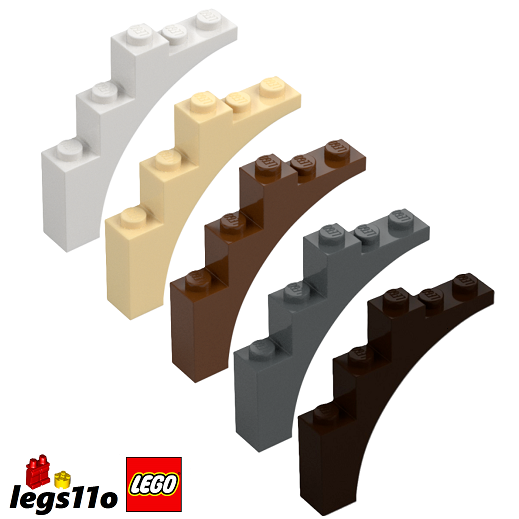 LEGO 76768 2339 14395 Pack of 1x 2x 4x NEW Arch Brick 1x5x4