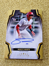 2024 Topps Five Star Gold Foil RC Noelvi Marte Auto Rookie On-Card #FSA-NM MINT