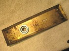 Antique vintage large door plate — photo 2