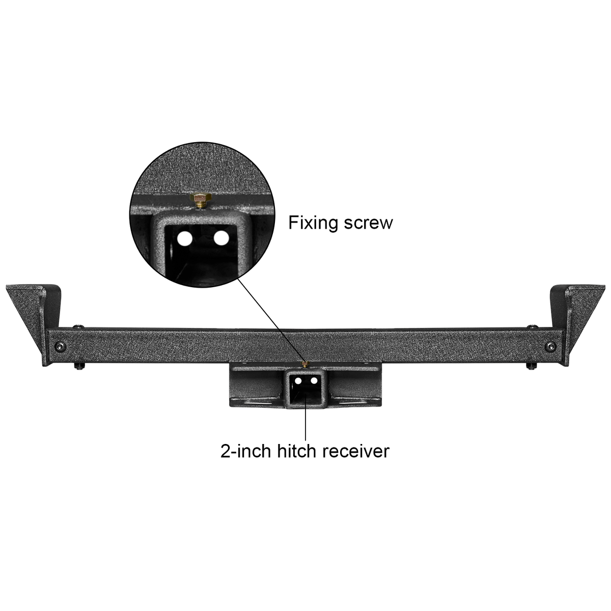 Vijay Fit Toyota Tacoma 2016-2023 Trailer Hitch Receiver Rear 