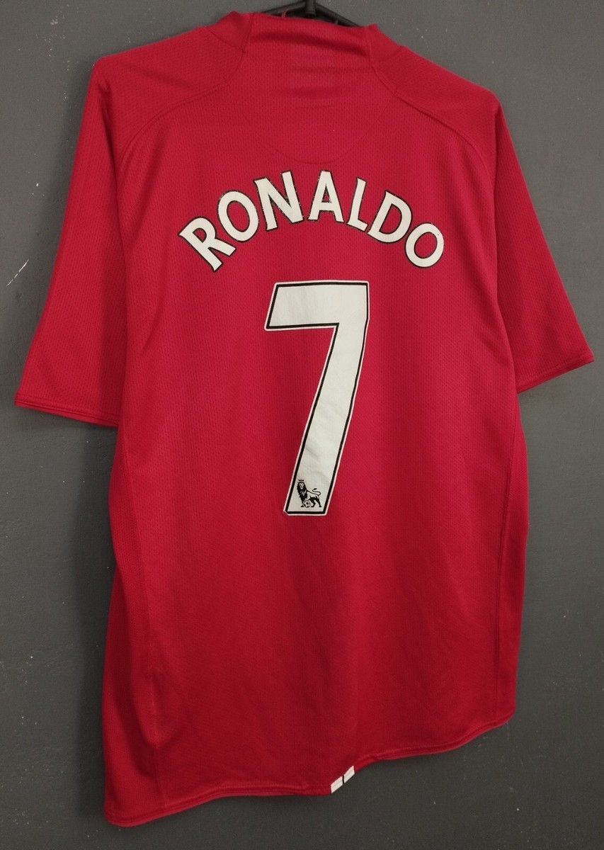 MEN FC MANCHESTER UNITED 2007/2009 RONALDO 7 SHIRT JERSEY SOCCER