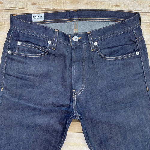 United Stock Dry Goods Narrow Selvedge Mens Jeans Denim 31 x 35 NICE!