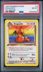 Pokémon TCG Dragonite 19/62 Fossil 1st Edition Non-Holo Rare