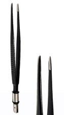 Laparoscopic Bayonet Non-Stick Bipolar Forceps ADDLER