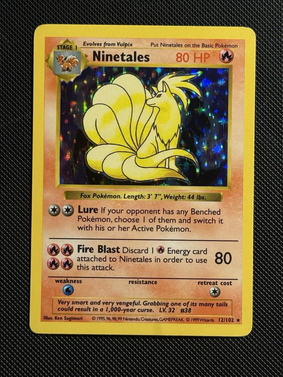pokemon card ninetales value Ninetales Pokémon TCG Cards for sale