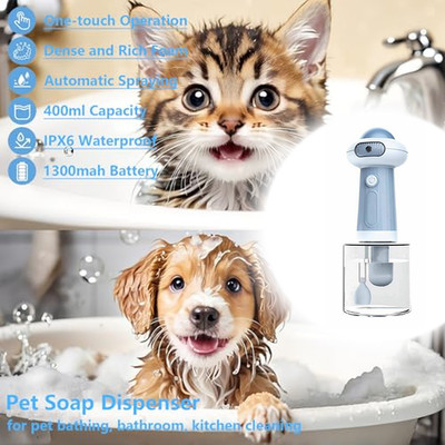 Pet Bath Shampoo Foamer - Bubble Maker für Katzen für Hunde 8,2 x 22,2 cm