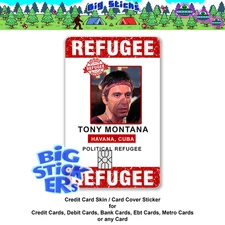 Tony Montana Vinyl Credit/Debit Card Tap Skin Cover SMART Sticker Wrap Decal