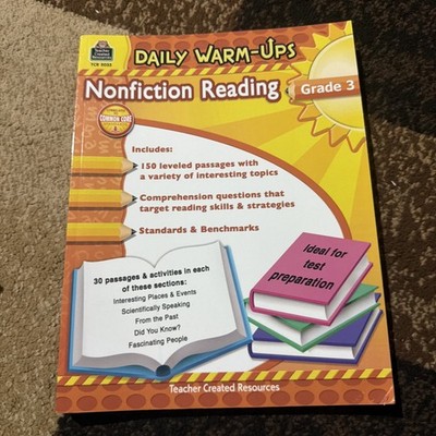 Daily Warm-Ups Ser.: Nonfiction Reading, Grade 3 by Debra J. Housel (2011, Trade