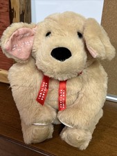 Two Blind Brothers Guider Yellow Lab Guide Dog 14 Soft Plush Braille Name