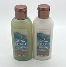 Bath Body Works AT THE BEACH Travel Size - 1 Shampoo 1 Conditioner 3 fl oz. ea