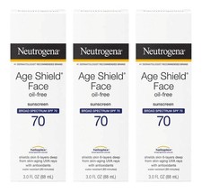 Neutrogena Age Shield Face Oil-Free Sunscreen Lotion with Broad Spectrum SPF 70,