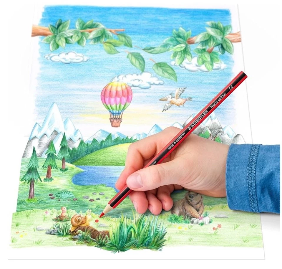 STAEDTLER 185 C18 Noris Colour Colouring Pencils - 18 Assorted Colours - Image 2 of 4