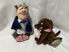 Meanies InFamous Bill Bull Clinton Buddy The Dog With Tags Plush President