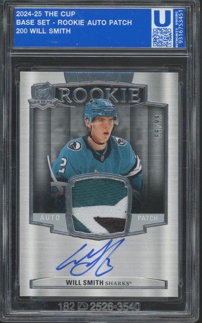 2024 The Cup Base Set #200 Will Smith 66/99 Patch Auto RC Rookie Uncirculated