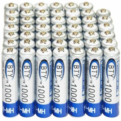 48x AAA 1000mAh 1.2V Ni-MH Rechargeable battery 3A BTY Cell for MP3 RC Toys USA