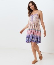 Spell and the Gypsy Dress Womens XS Lavender Portobello Road Strappy Mini