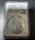 2021 P Silver Eagle MS70 Emergency Production ER Heraldic Eagle T-1 (NGC) Random