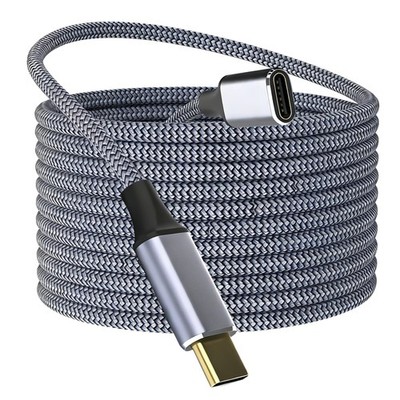 sumue USB C Verlängerungskabel 5m 100W Typ C 3,1/10Gbps 4K@60Hz Video C auf C 5M