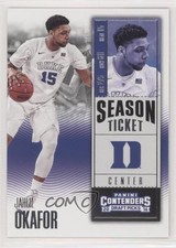 2016-17 Panini Contenders Draft Picks Season Ticket Jahlil Okafor #39 00eu