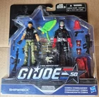 2015 GI JOE  50TH ANNIVERSARY SHIPWRECK & COBRA COMMANDER 2-PACK FIGURE MOSC