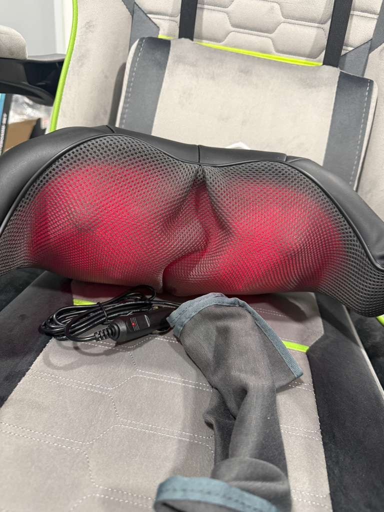 Snailax SL-632 Neck and Shoulder Shiatsu Massager with Heat - Christmas gift