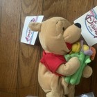 6 Disney Store Mini Bean Bag Plush Winnie The Pooh  Holiday Lot, NWT — photo 4
