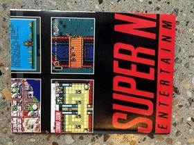 Vintage Nintendo Power Promo Poster SM3/Batman SNES NES Fold-Out Advertisement