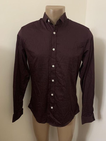 Men ASOS Shirt Burgundy  S