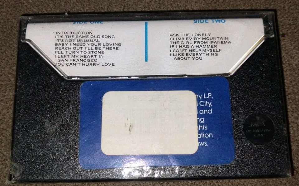 THE FOUR TOPS CASSETTE TAPE: "LIVE" 1966, 1990's REISSUE ( NEW SEALED ) - Image 4 of 4