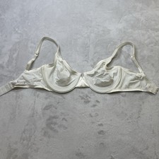 Vintage 1997 Victoria  s Secret Deadstock Micro Satin Bra White 34C Made In USA
