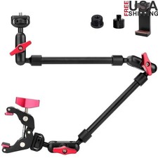 Articulating Magic Arm Camera Mount Super Clamp Webcam Phone Microphone Tripod