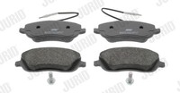 Jurid 573096J Bremsbelagsatz, Scheibenbremse For CitroËN Fiat Lancia Peugeot