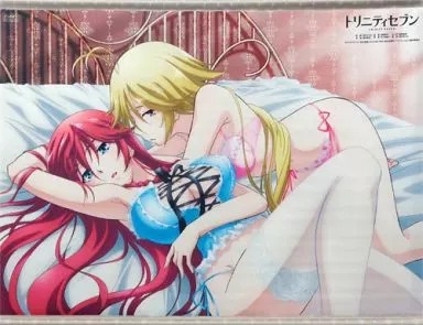 Trinity Seven B2 Wandteppich Lilith & Mira illustriert Sammlerstück
