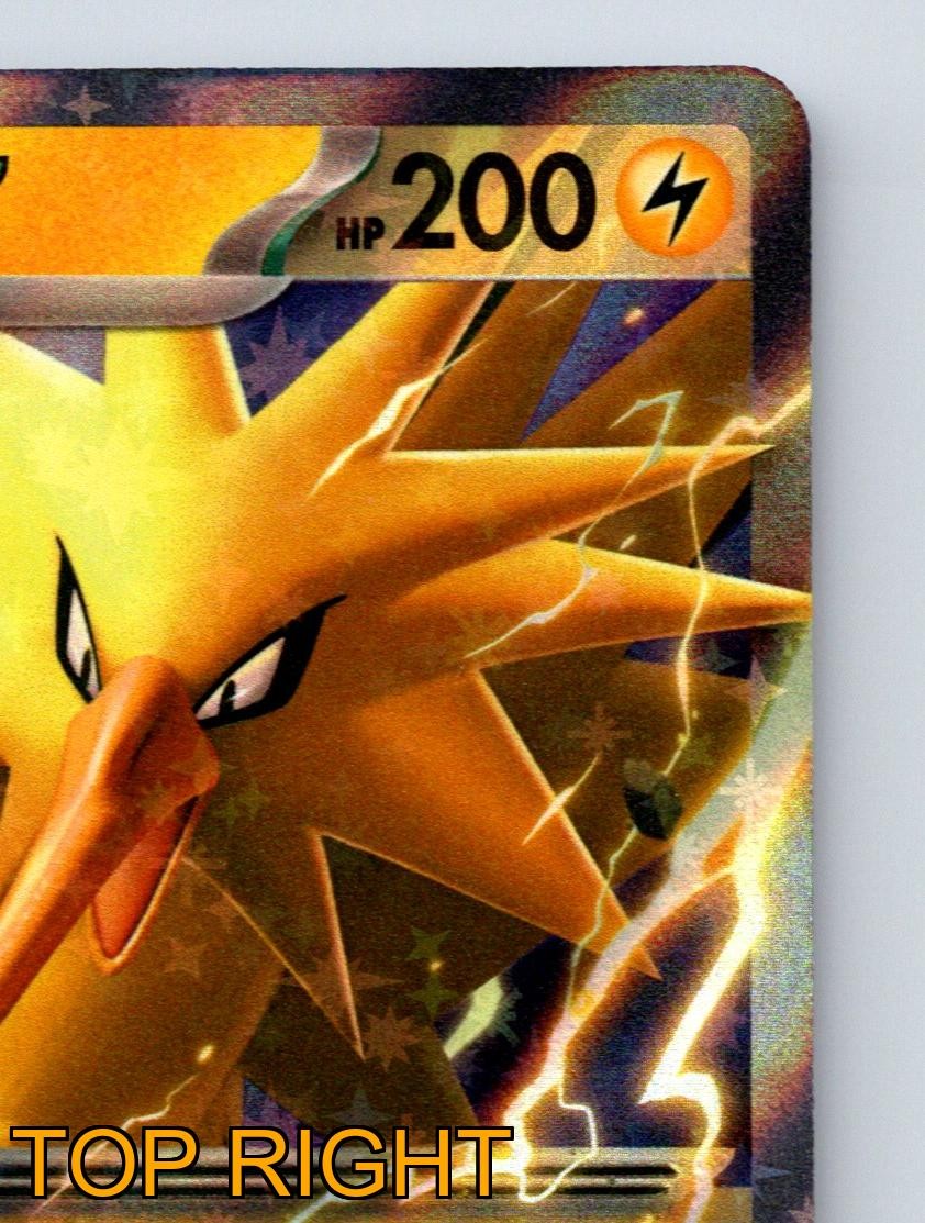 Basic Zapdos EX HP 200 Multishot Lightning Attack Rarity Yellow